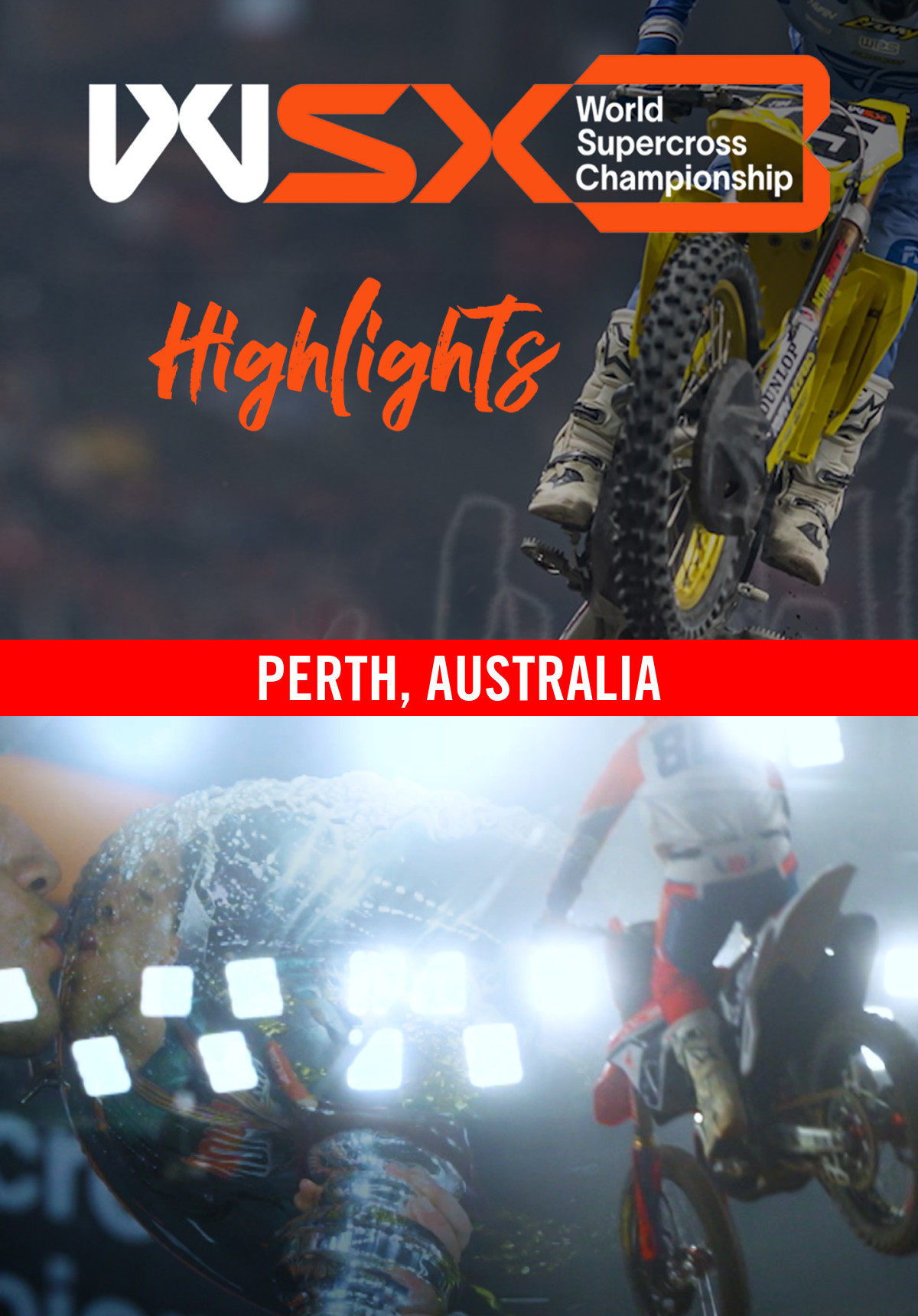 World Supercross Championship Highlights - 2024 - Perth, Australia