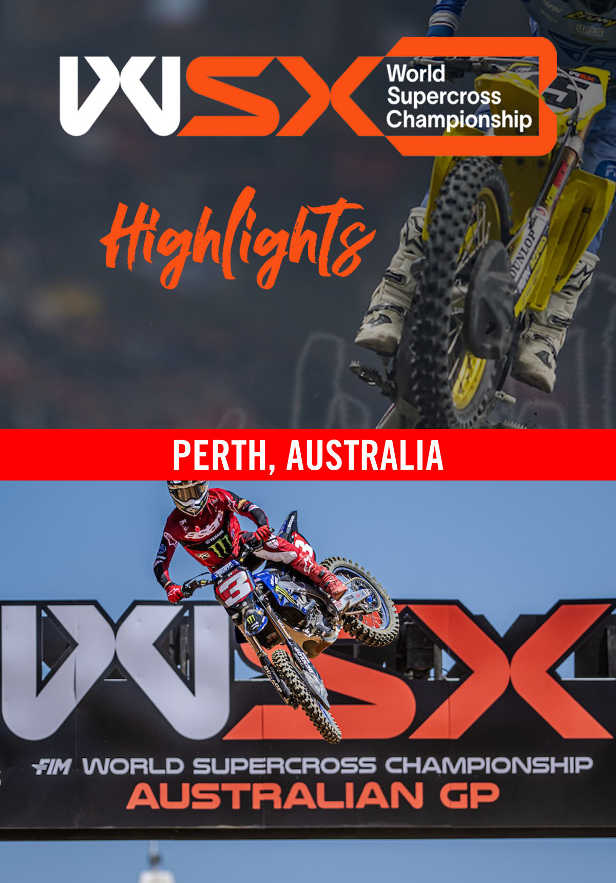 World Supercross Championship Highlights - 2024 - Perth, Australia